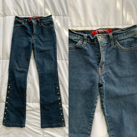 Y2K Liquid bootcut jeans